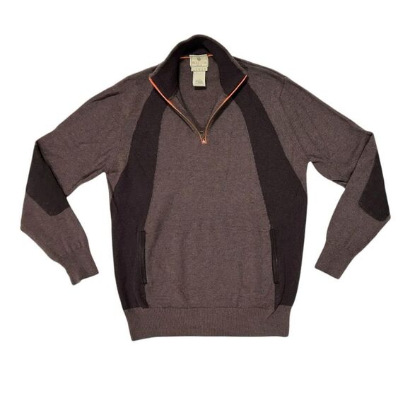 Other - Beretta Men’s Lambswool 1/4 Zip Pullover Hunting Sweater in Brown/Tan. Size XL